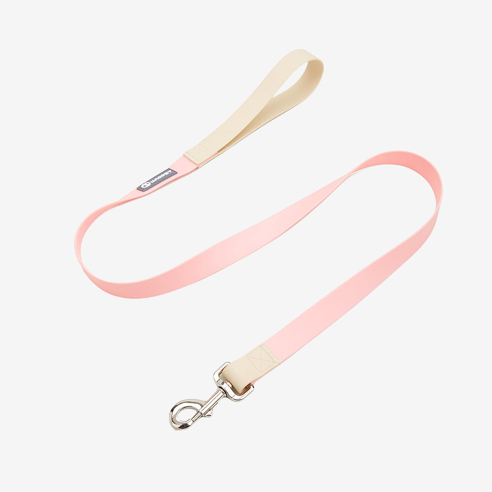 WAOPET Contrasting Colors Waterproof Dog Leash Pink
