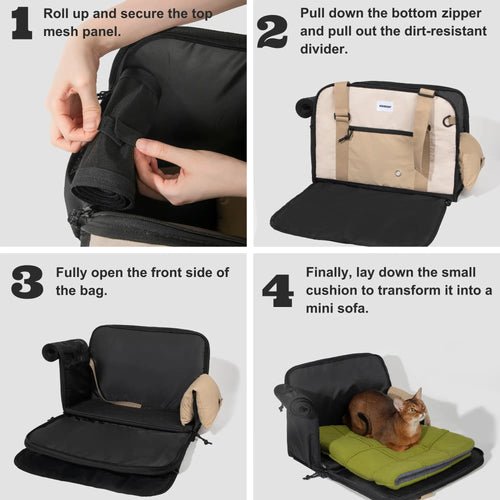 Hidream Pet Travel Bag Brown-10