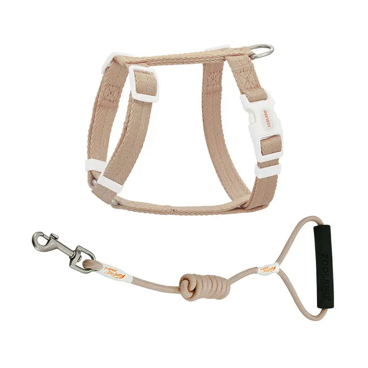 Outdoor Adventure Cat Harness And Leash Kit-Khaki