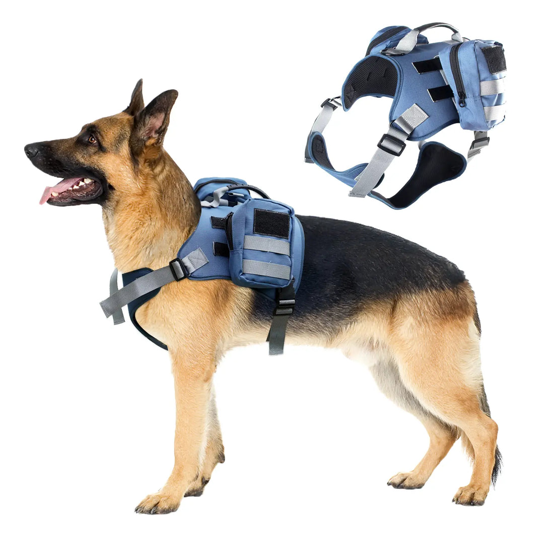 Tactical Dog Harness Blue