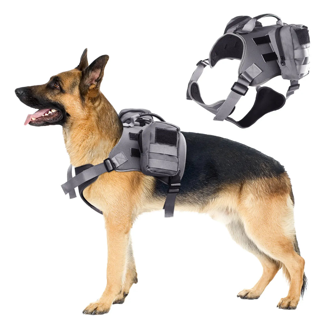 Tactical Dog Harness Grey