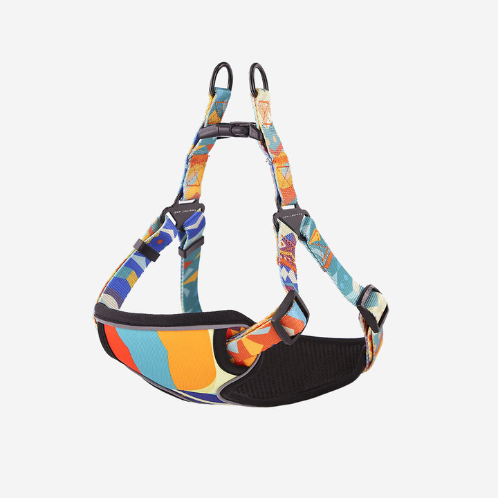 Paw Journeys Adjustable Front Clip Dog Harness Orange-1