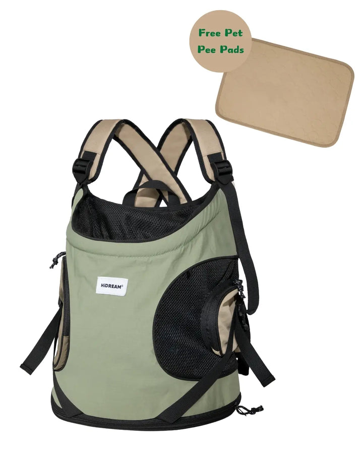 Front Carrying Tote Pet Backpack Green