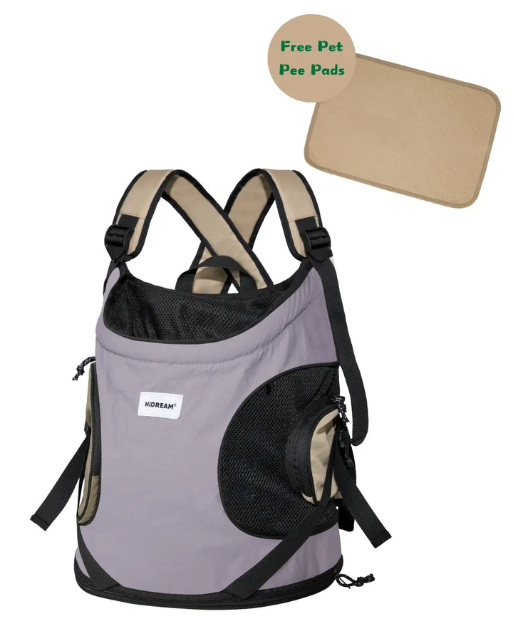 Front Carrying Tote Pet Backpack Purple