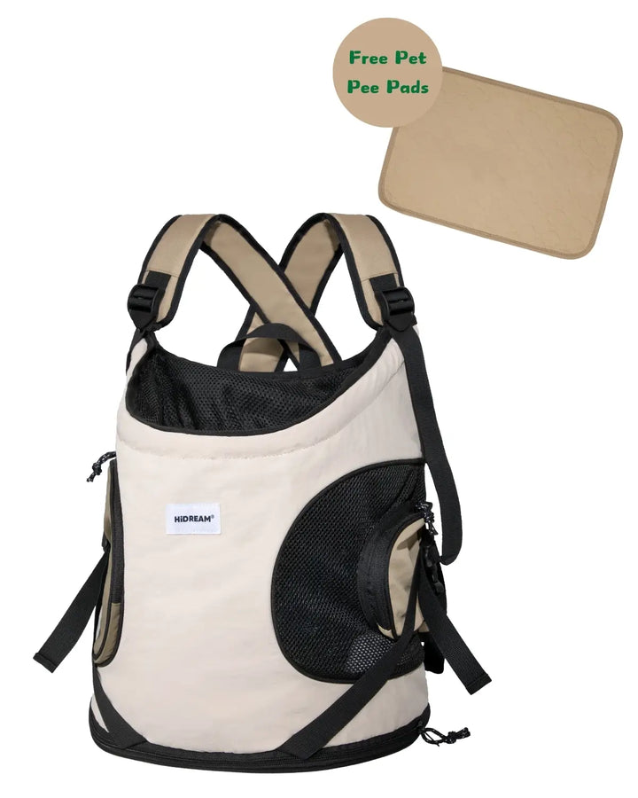 Front Carrying Tote Pet Backpack Brown